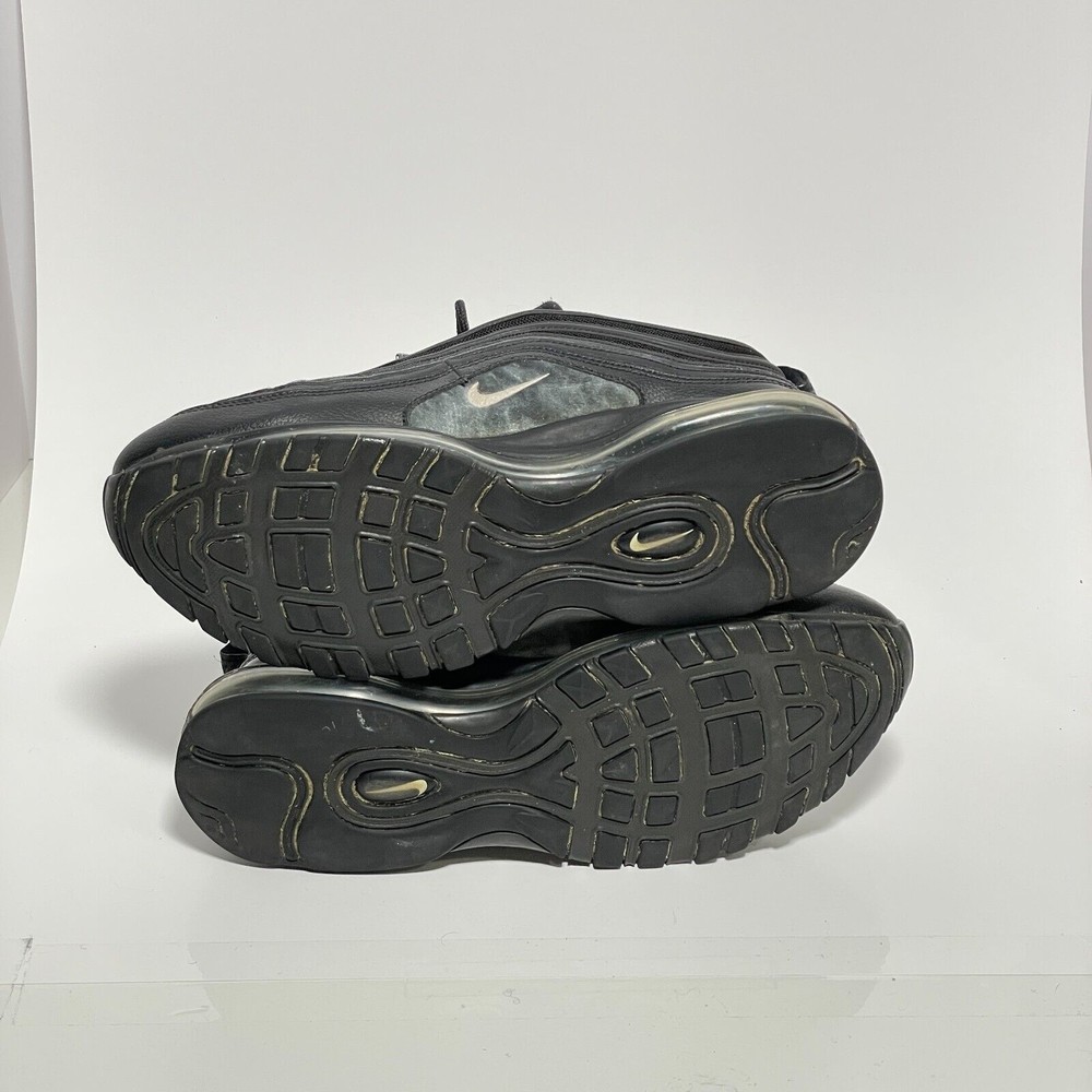 Nike Air Max 97 Triple Black White Anthracite Sneakers 921826-015 Mens Size 11 - Picture 6 of 12